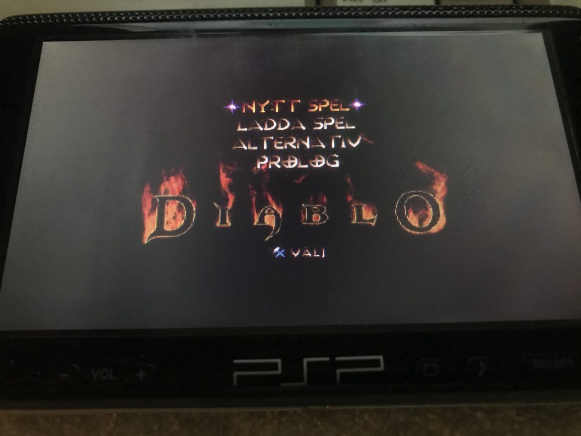 Как установить diablo на psp