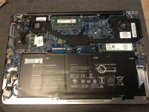 HP 1040 G1 disassembled