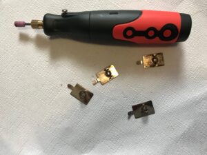 Gakken Super Cobra battery connectors